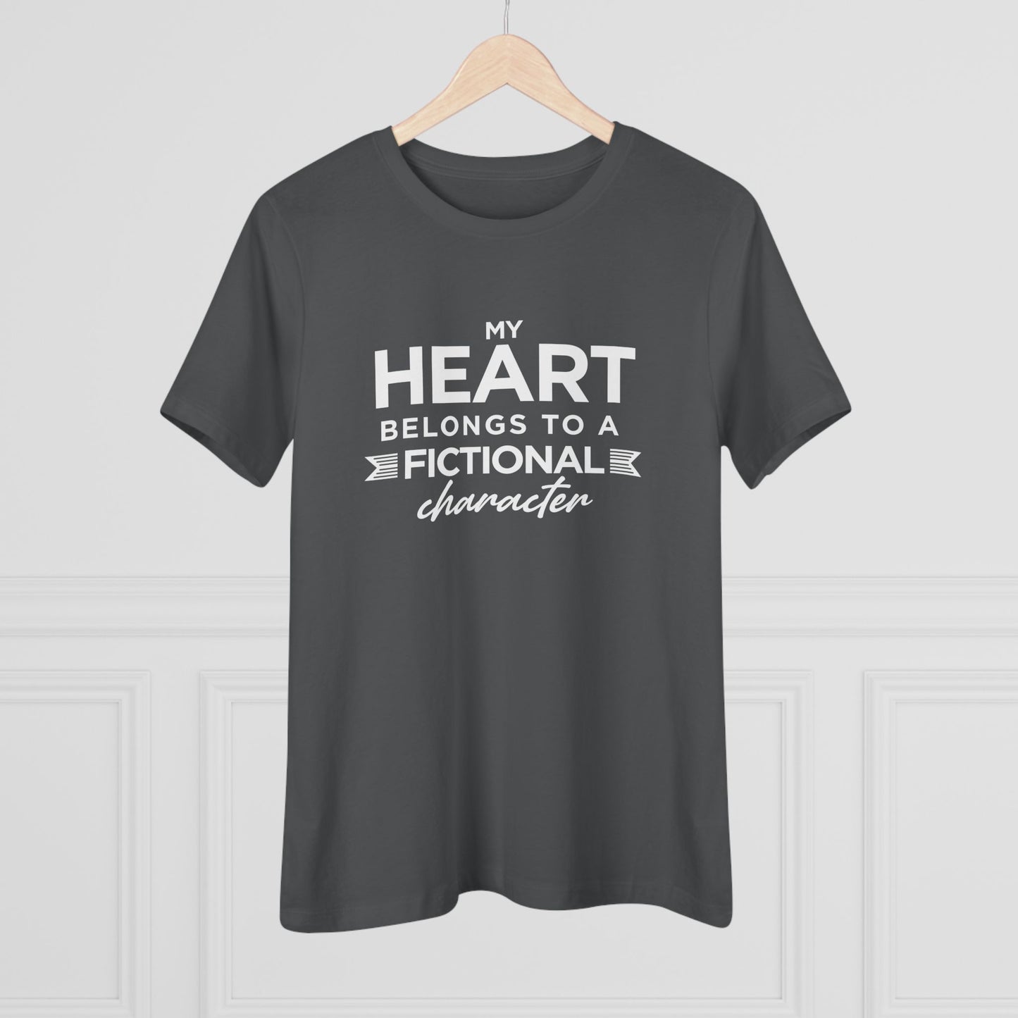 My Heart Belongs to a Fictional Character - Women's Cotton Tee