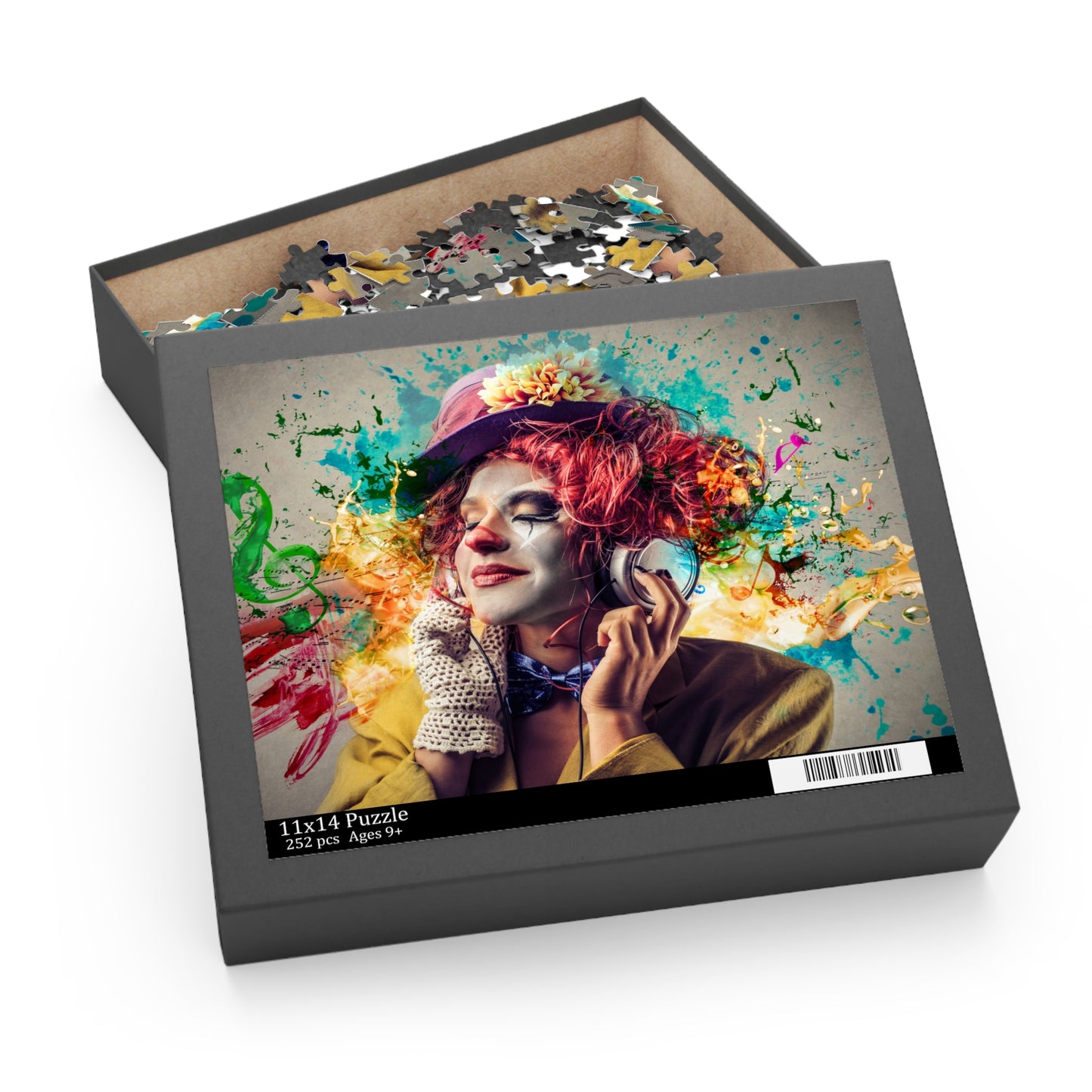 Colorful Clown Puzzle - 120, 252, 500-Piece