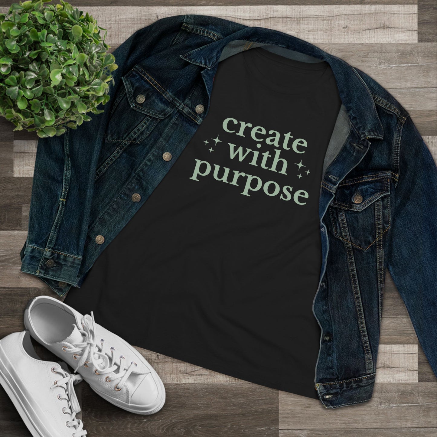 Create with Purpose - Women's Cotton Tee