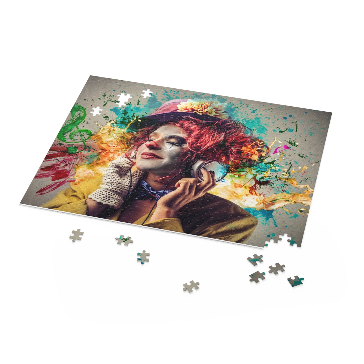 Colorful Clown Puzzle - 120, 252, 500-Piece