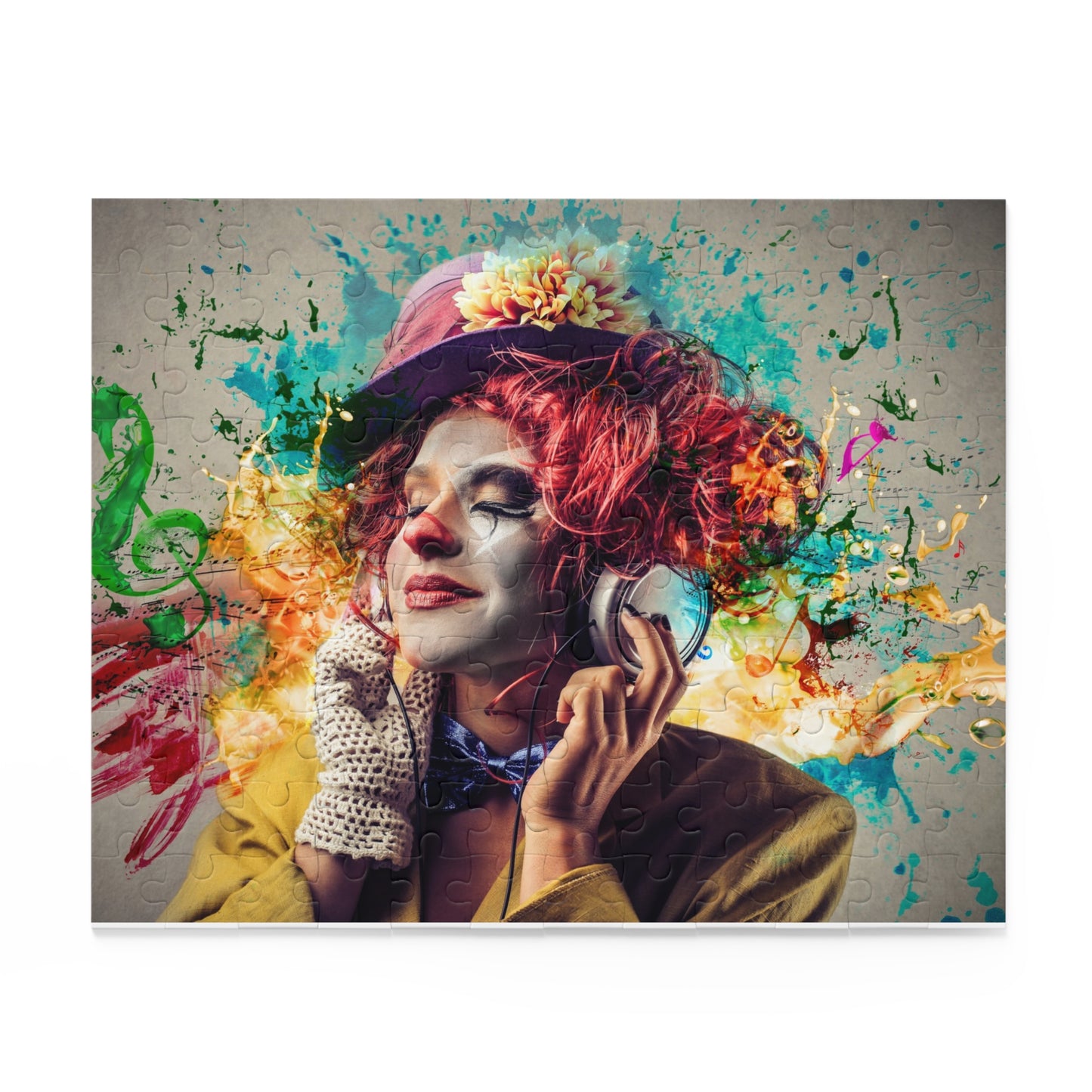 Colorful Clown Puzzle - 120, 252, 500-Piece
