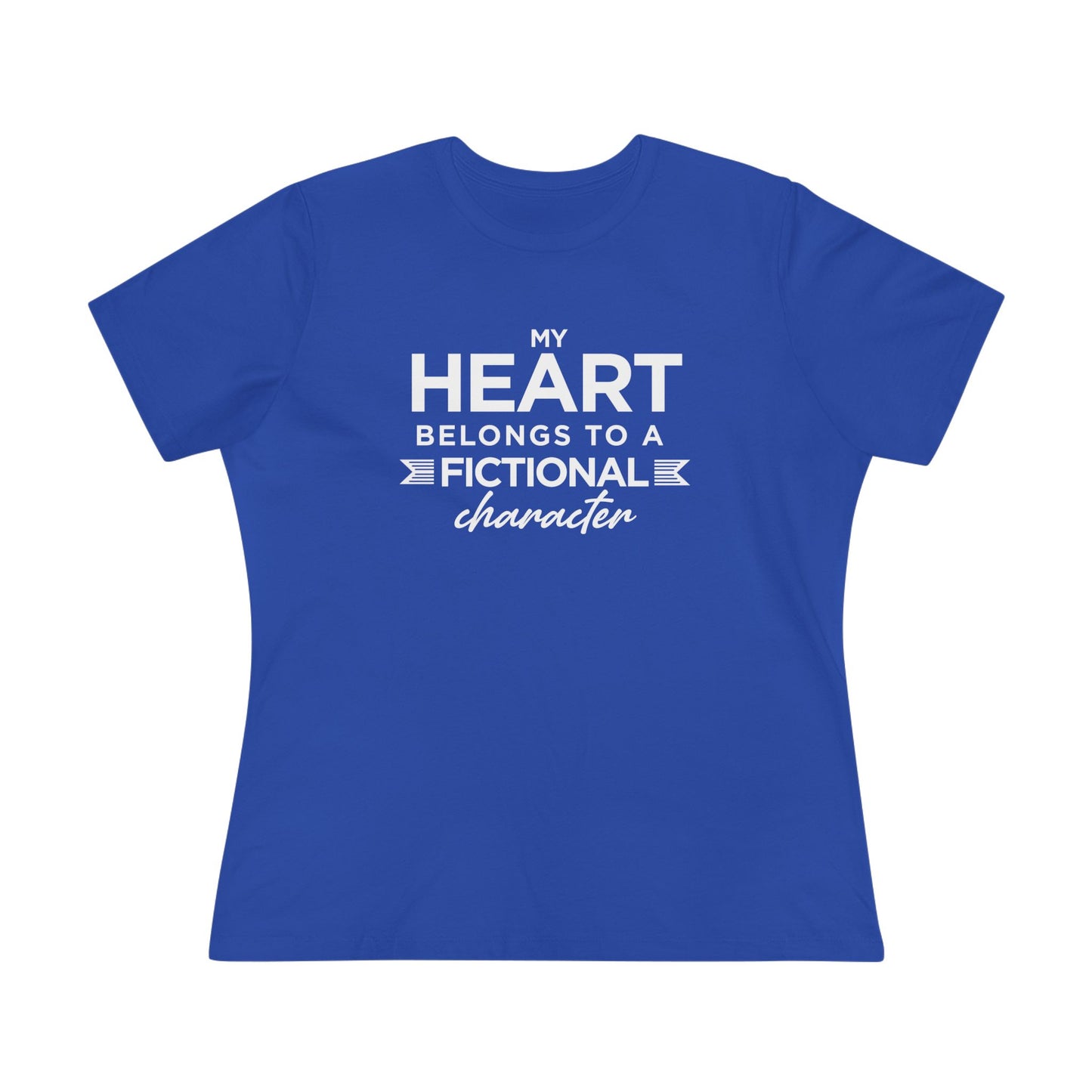 My Heart Belongs to a Fictional Character - Women's Cotton Tee