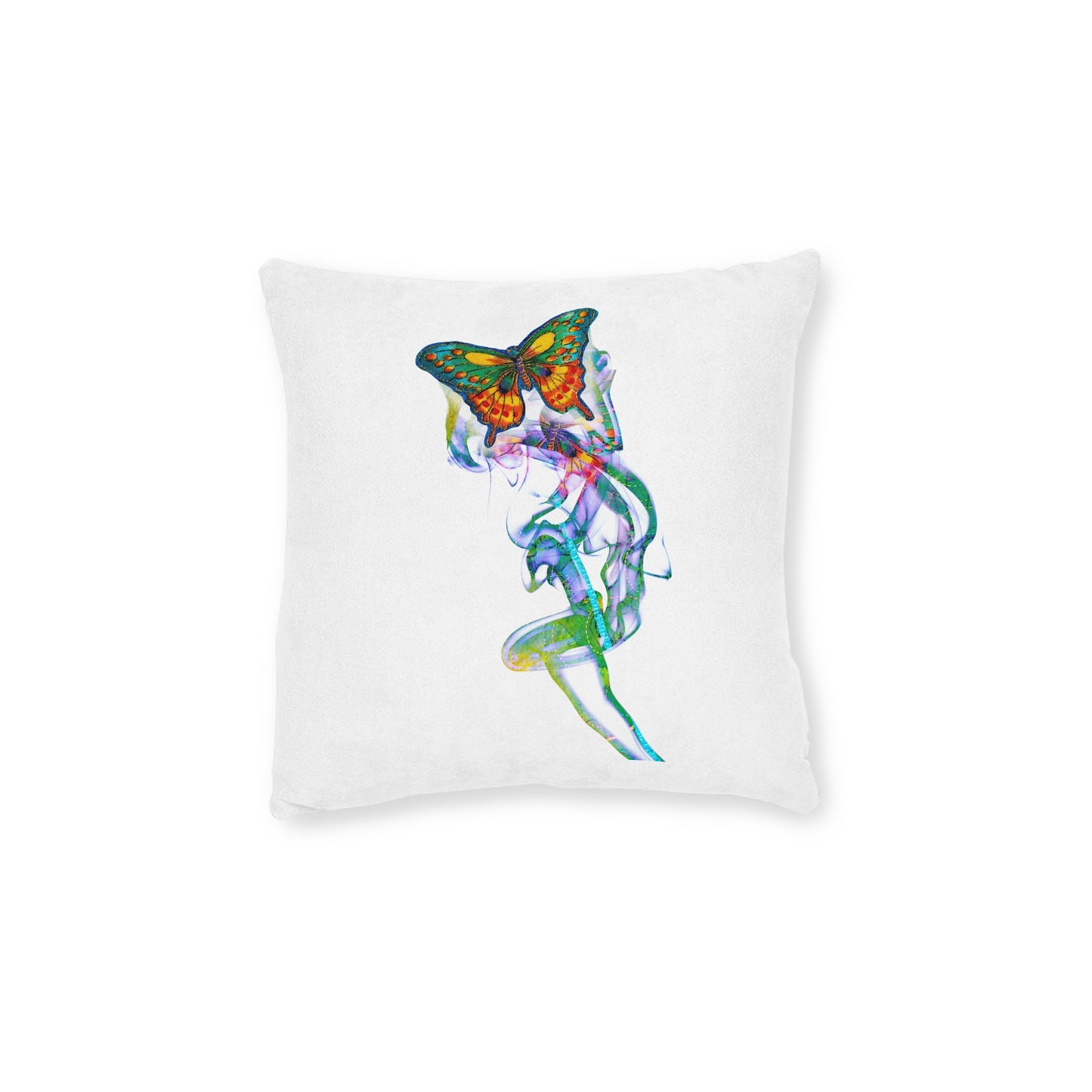 Dancing Butterfly Square Pillow