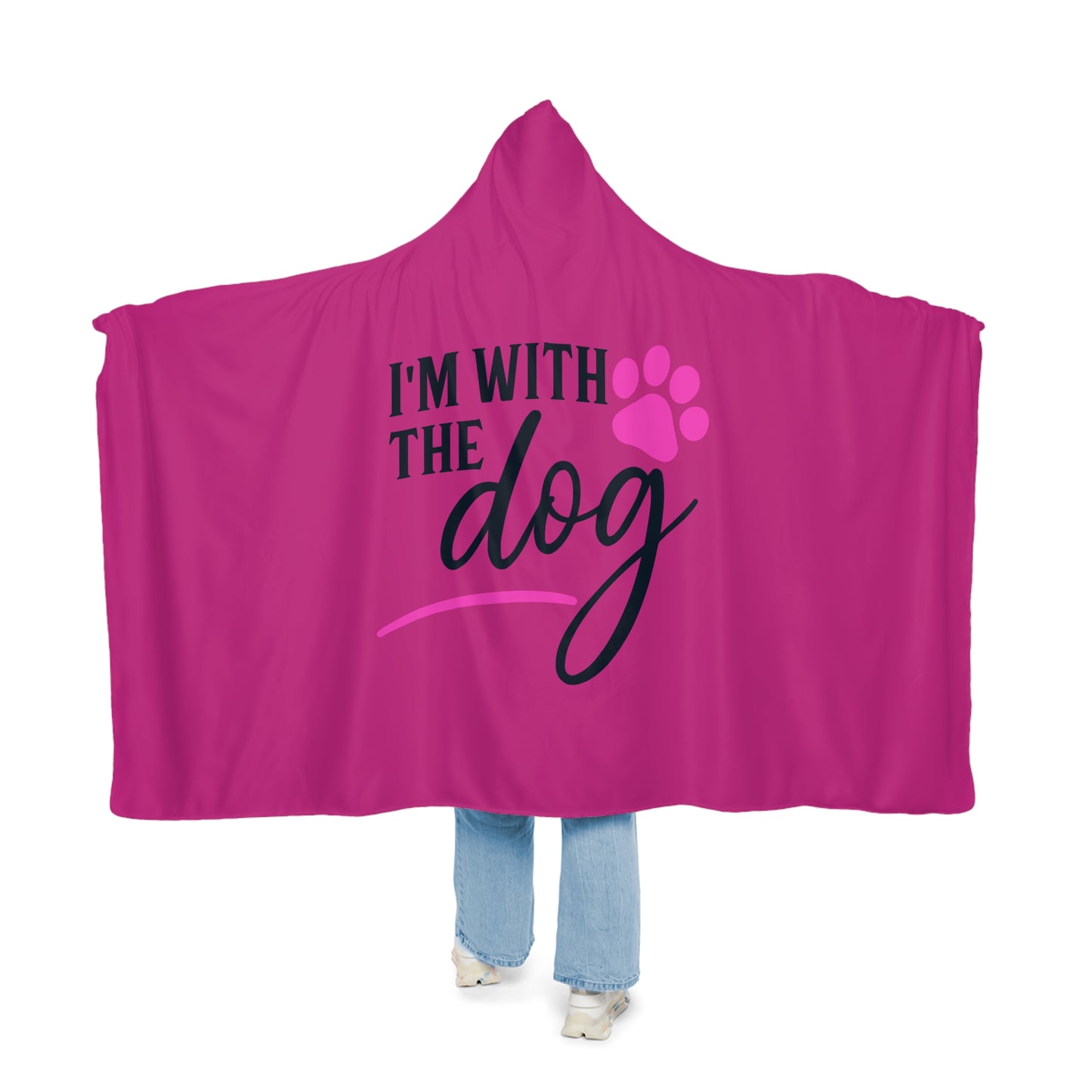 Cozy Dog Blanket - I'm With The Dog