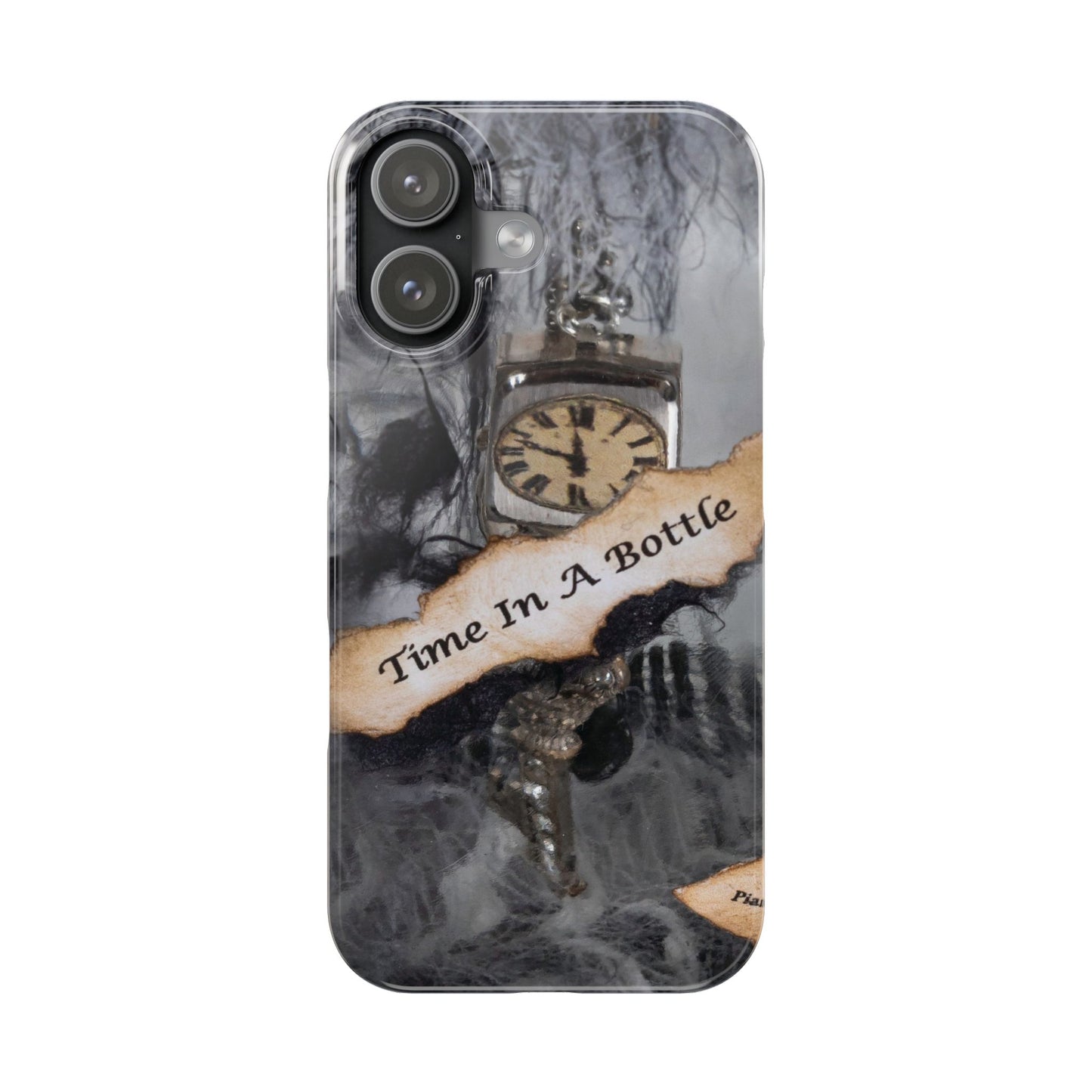Time in a Bottle, Vintage Clock Design Phone Case
