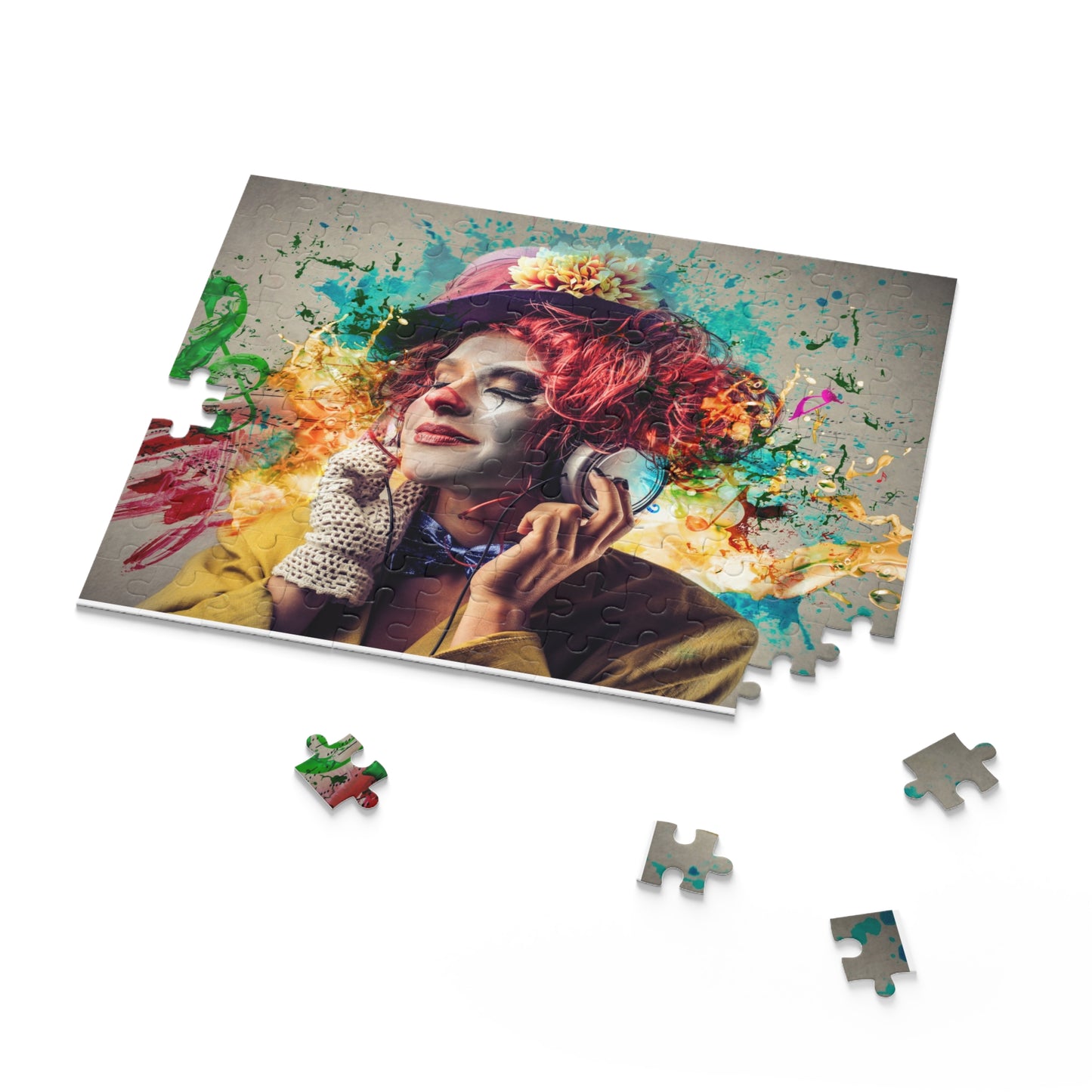 Colorful Clown Puzzle - 120, 252, 500-Piece