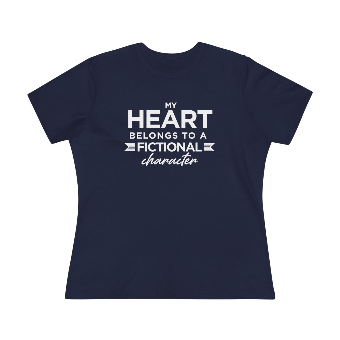 My Heart Belongs to a Fictional Character - Women's Cotton Tee