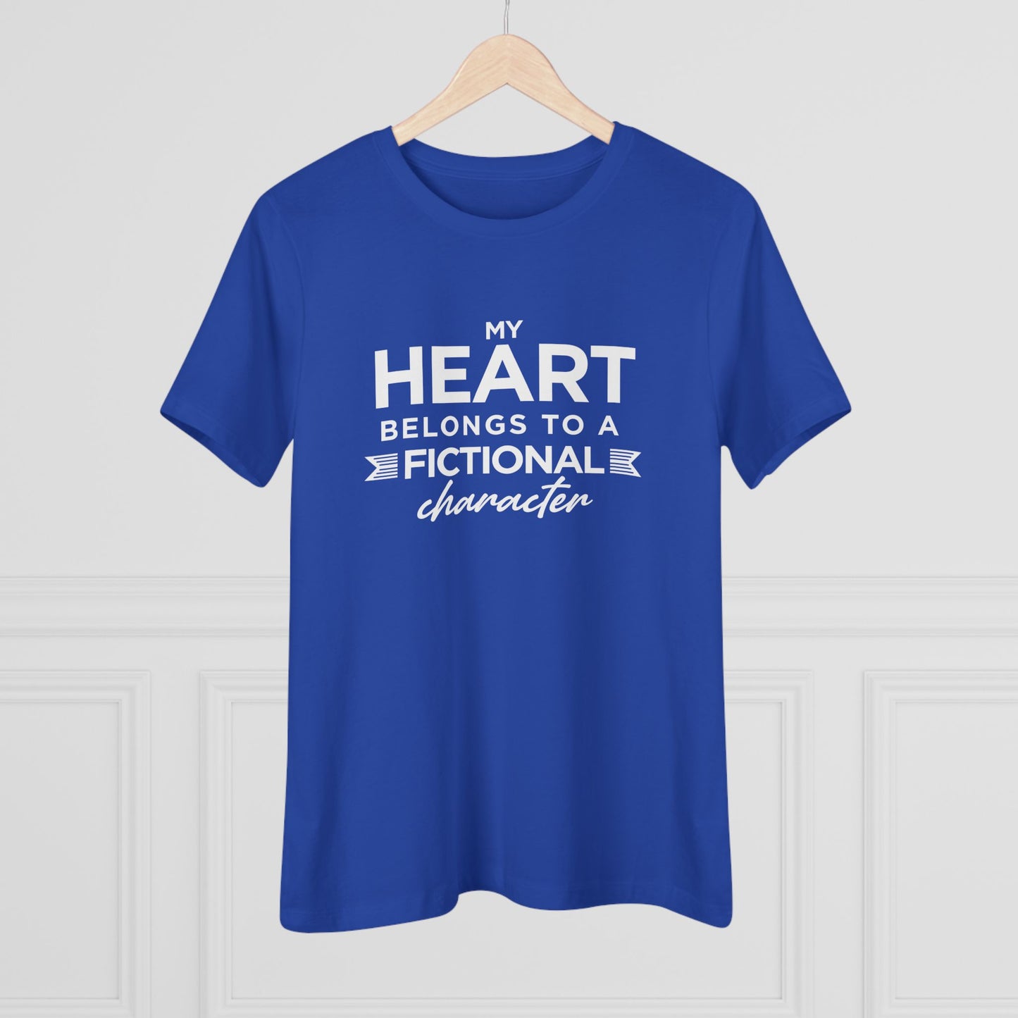 My Heart Belongs to a Fictional Character - Women's Cotton Tee