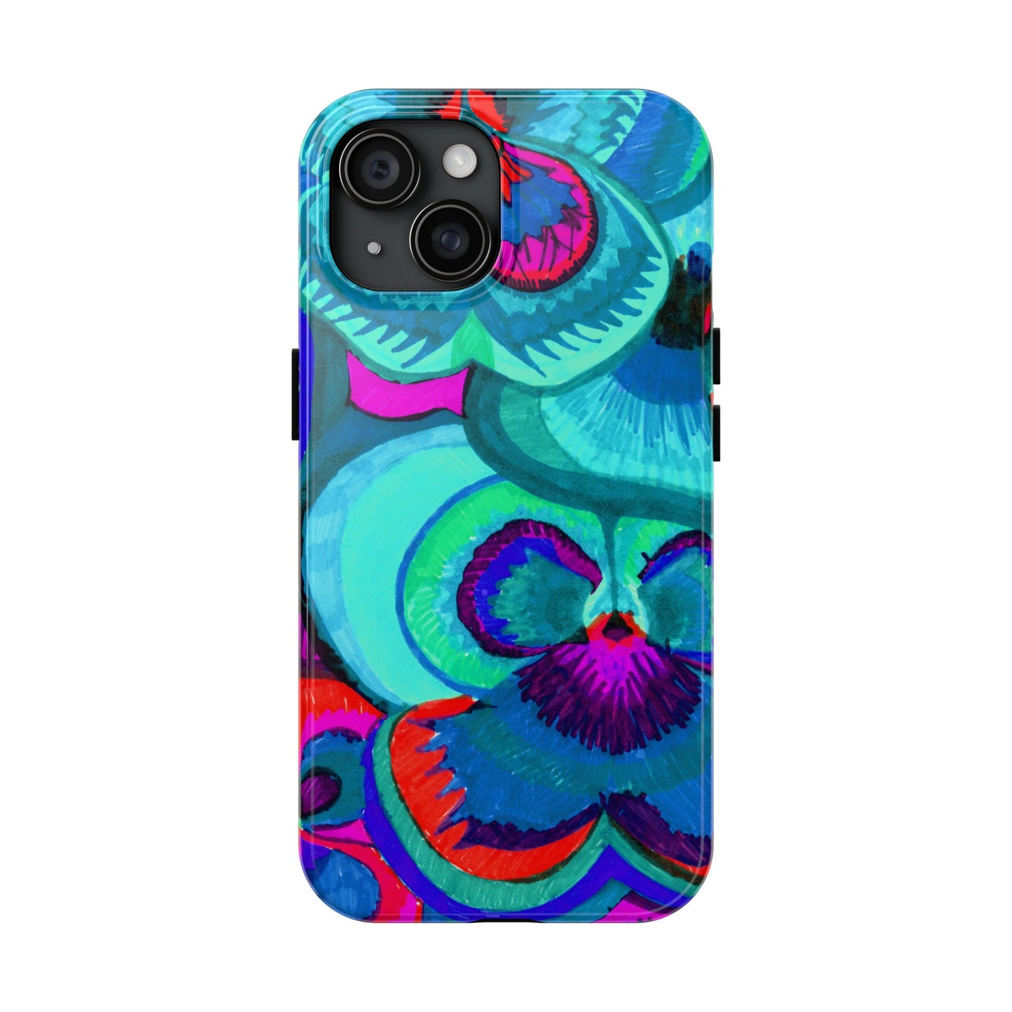 Vibrant Floral Tough Phone Cases