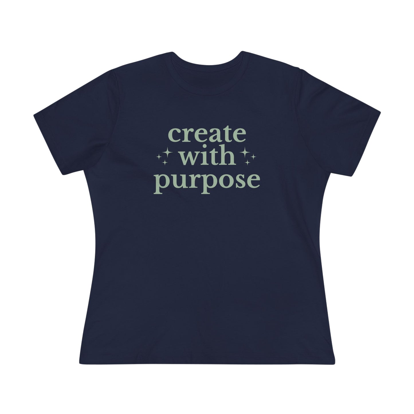 Create with Purpose - Women's Cotton Tee