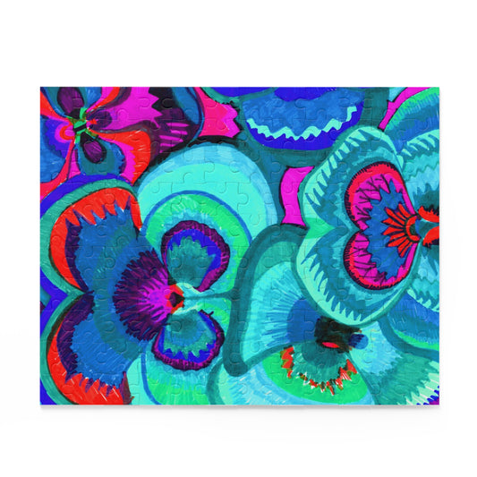 Vibrant Floral Puzzle (120, 252, 500-Piece)