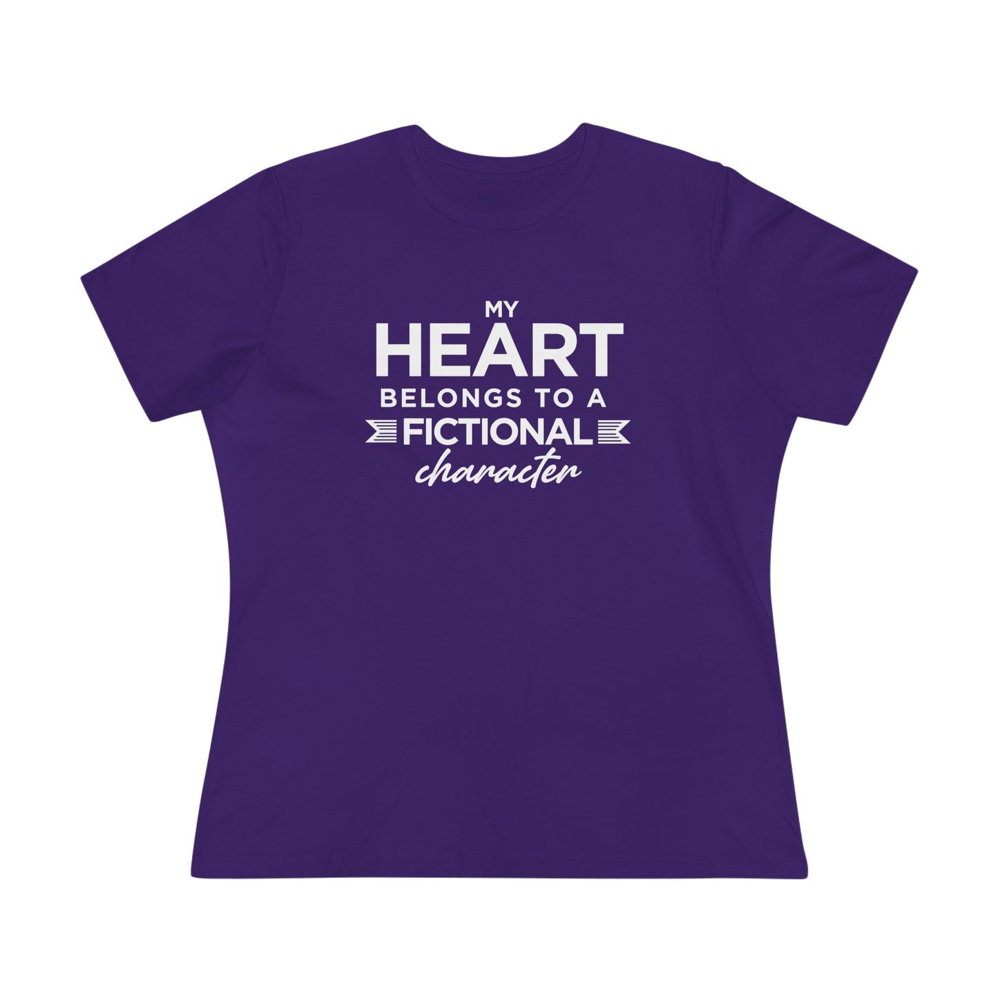 My Heart Belongs to a Fictional Character - Women's Cotton Tee