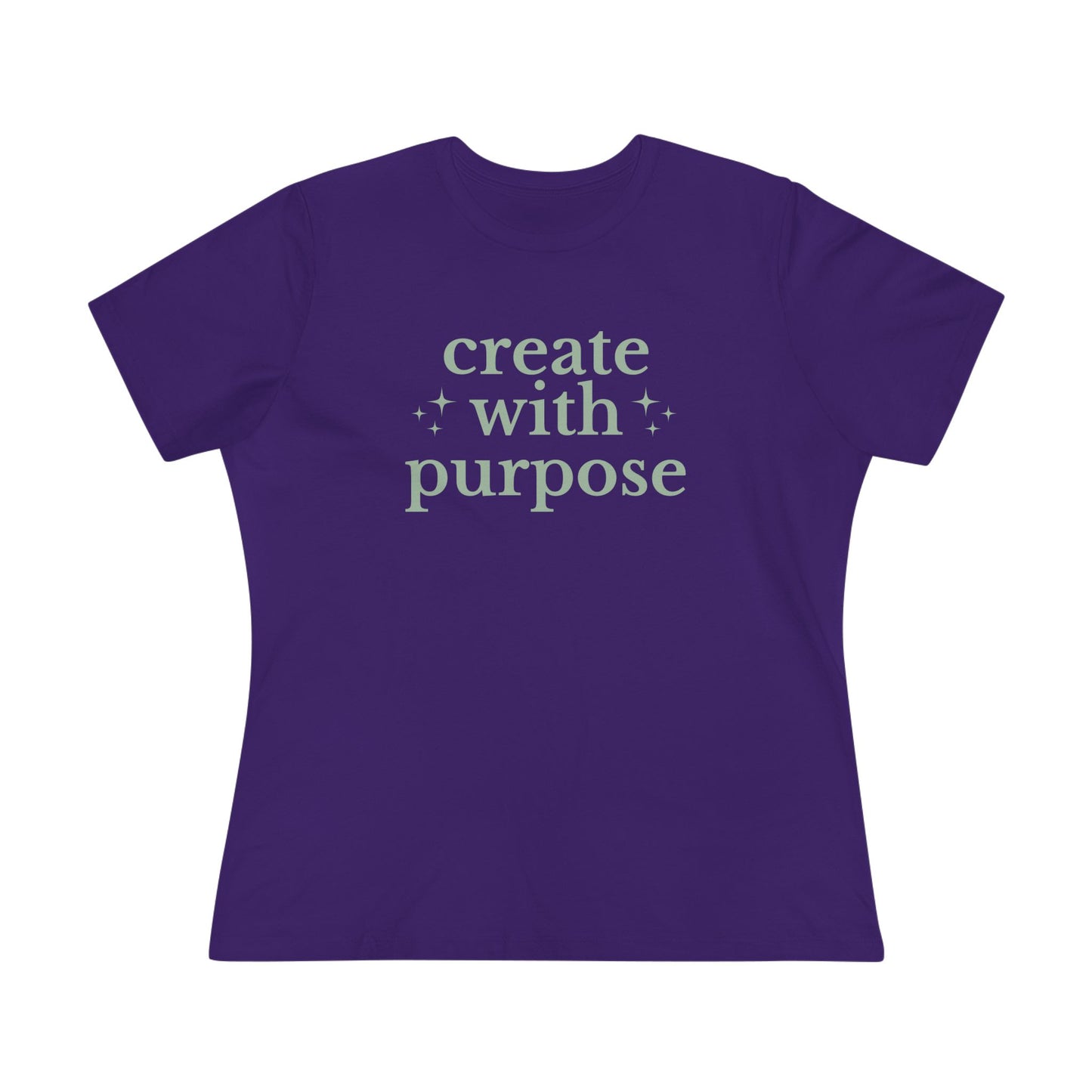 Create with Purpose - Women's Cotton Tee