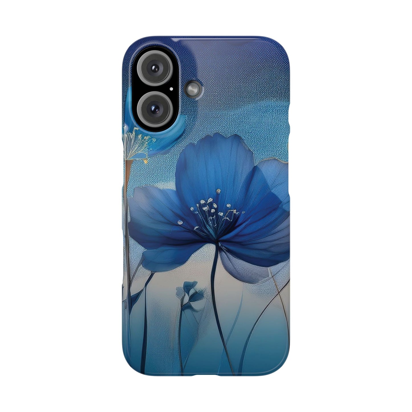 Floral Blue Phone Case