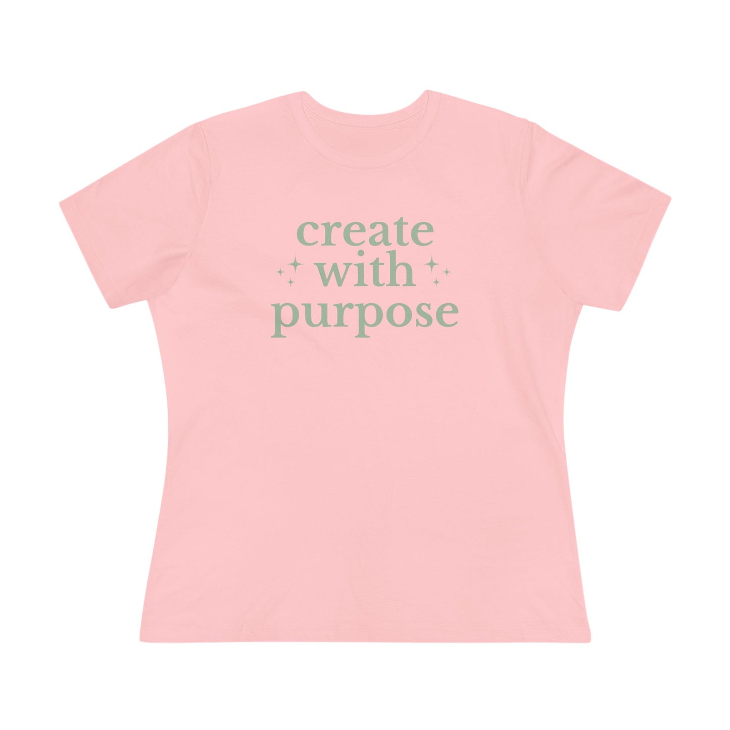 Create With Purpose - Inspirational Women's Cotton Tee