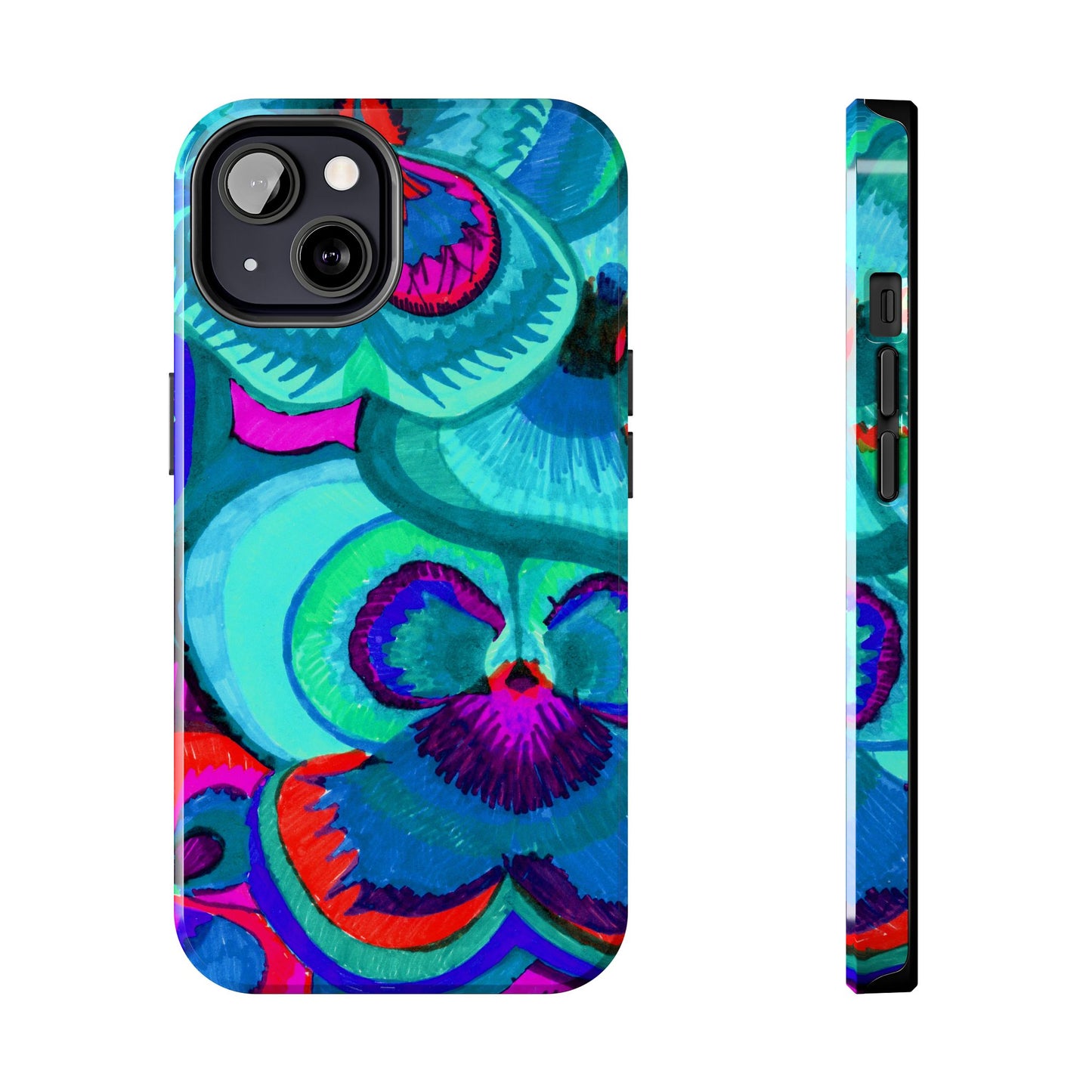 Vibrant Floral Tough Phone Cases