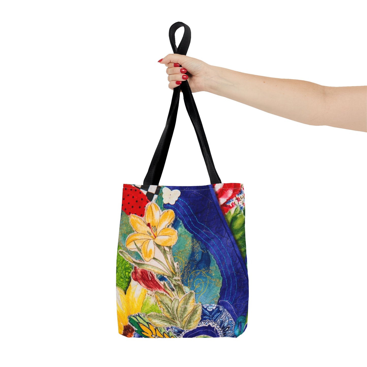 Artistic Floral Eco-Friendly Tote Bag
