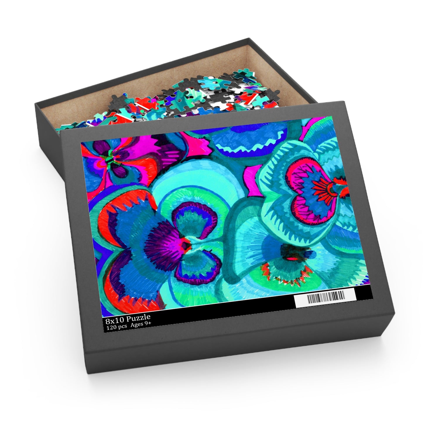 Vibrant Floral Puzzle (120, 252, 500-Piece)