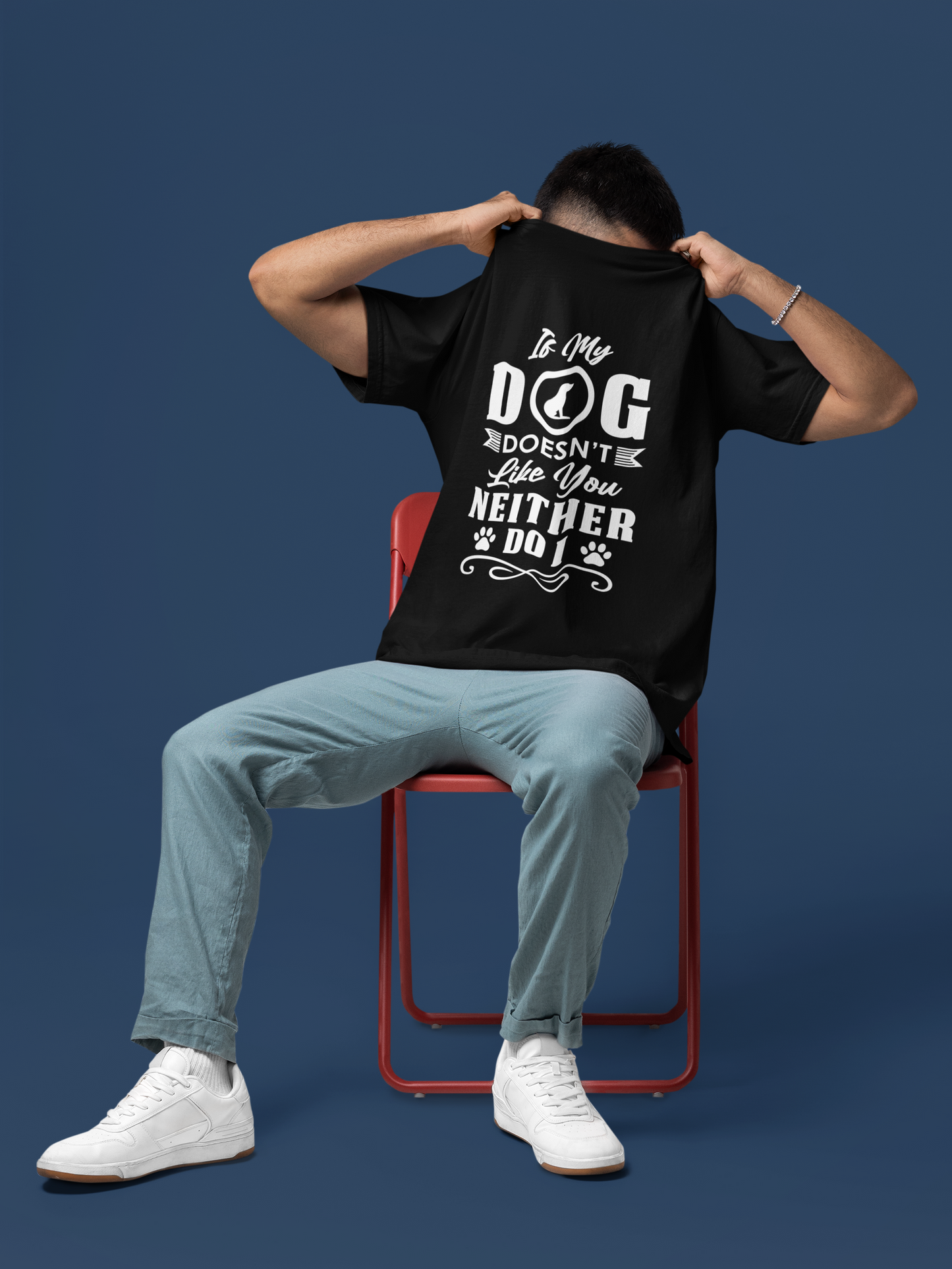 If My Dog Doesn't Like You-Unisex Tri-Blend Crew Tee