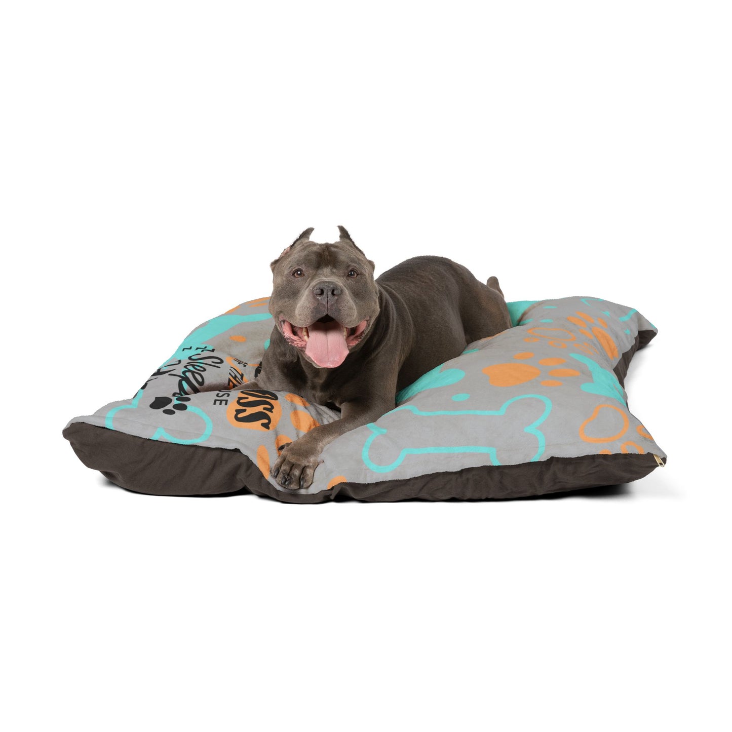 Cozy Pet Bed, The Real Boss Sleeps Here!