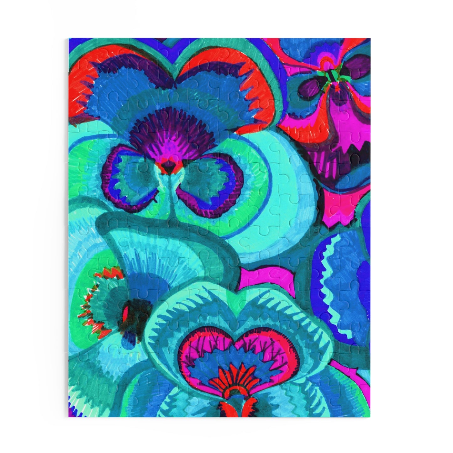 Vibrant Floral Puzzle (120, 252, 500-Piece)