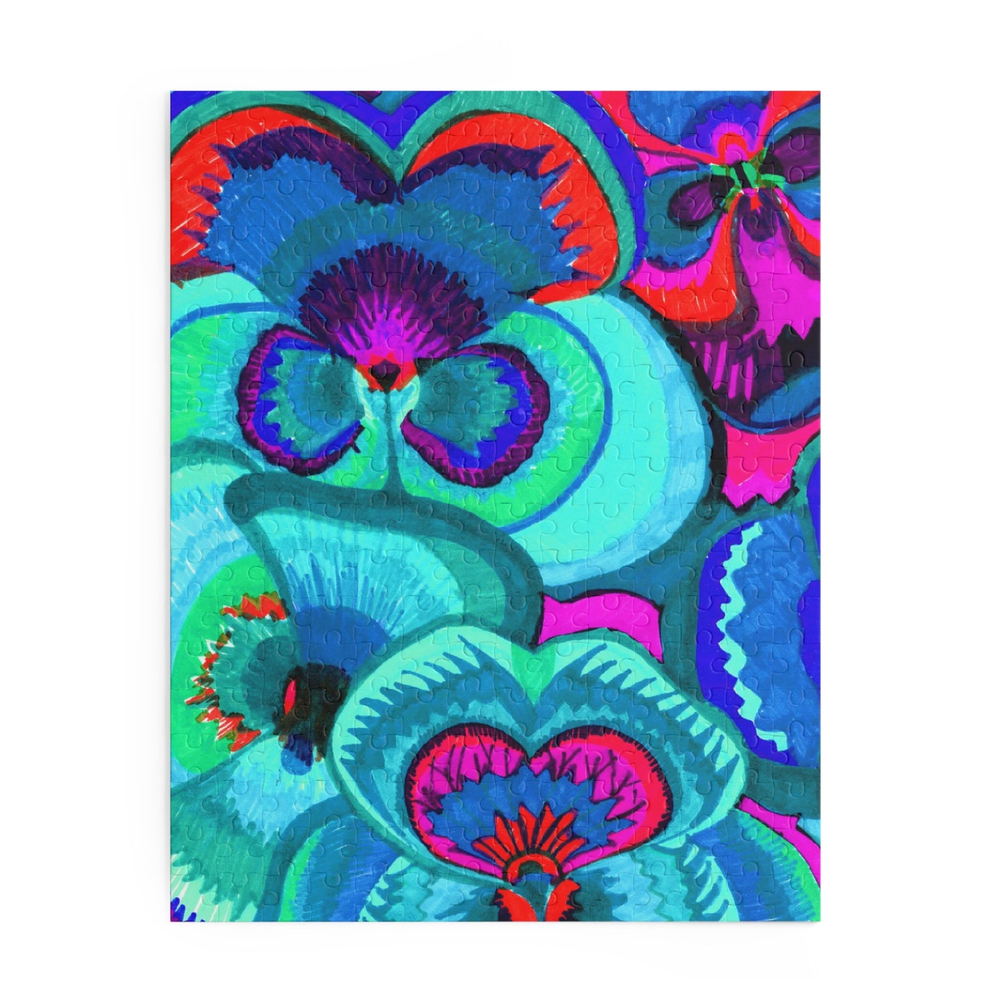 Vibrant Floral Puzzle (120, 252, 500-Piece)