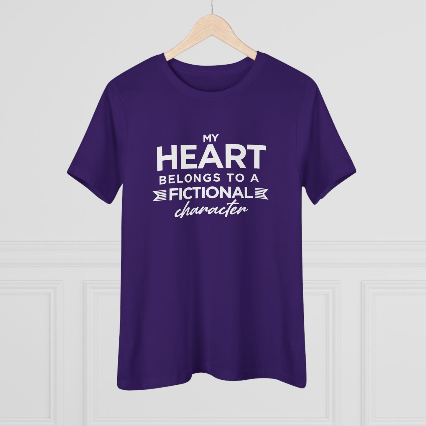 My Heart Belongs to a Fictional Character - Women's Cotton Tee