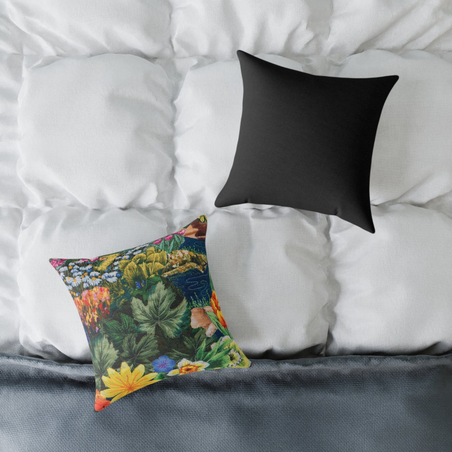 Meant to Be Square Poly Canvas Pillow