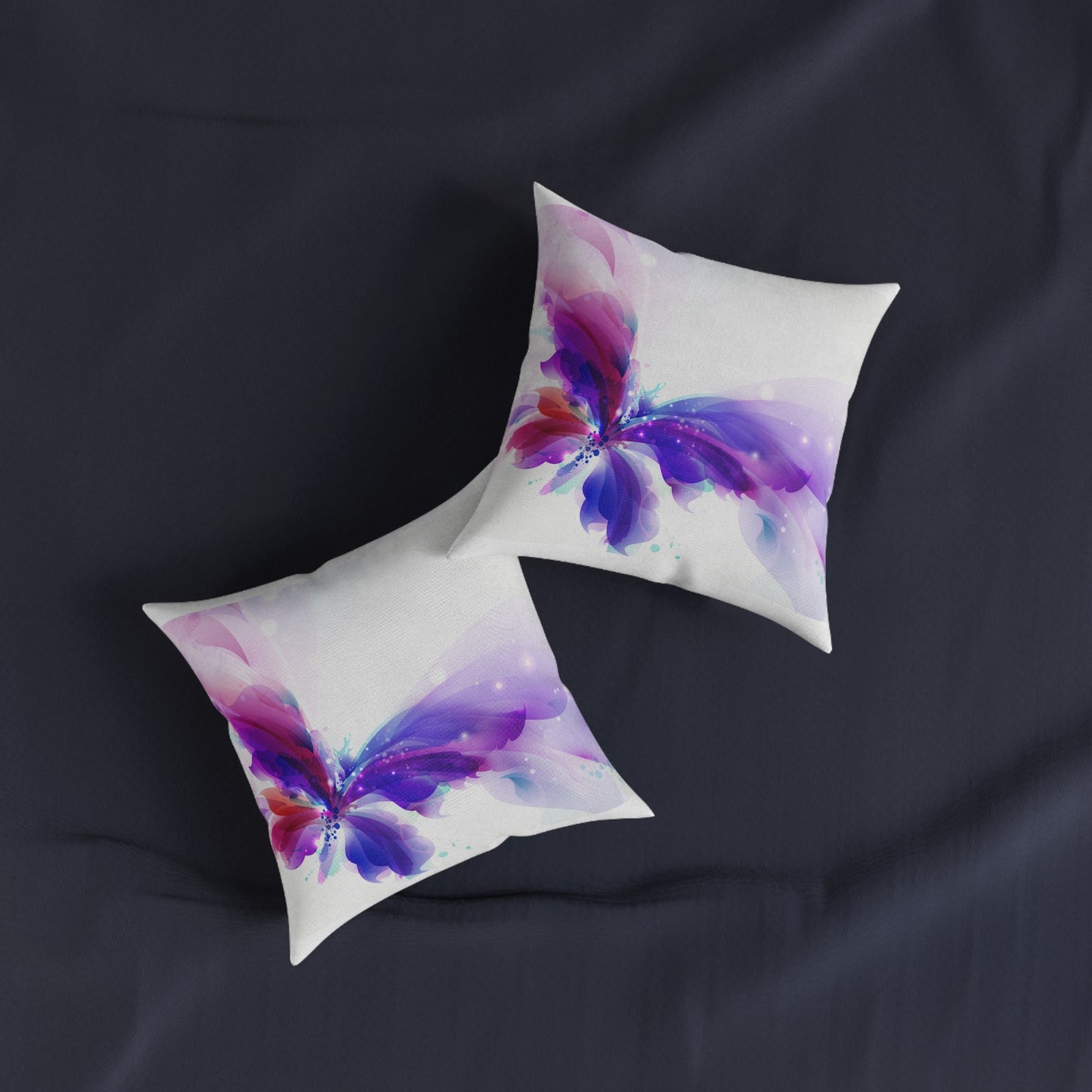 Mystical Butterfly Square Pillow