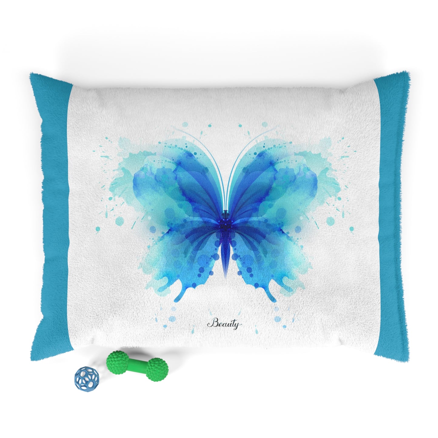 Blue Butterfly Wishes - Pet Bed
