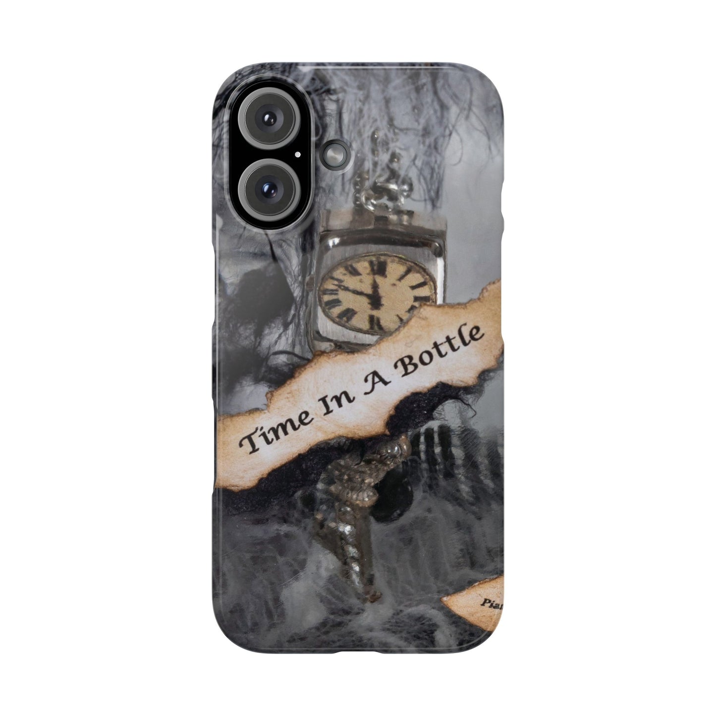 Time in a Bottle, Vintage Clock Design Phone Case