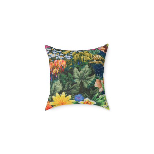 Meant to Be Square Poly Canvas Pillow