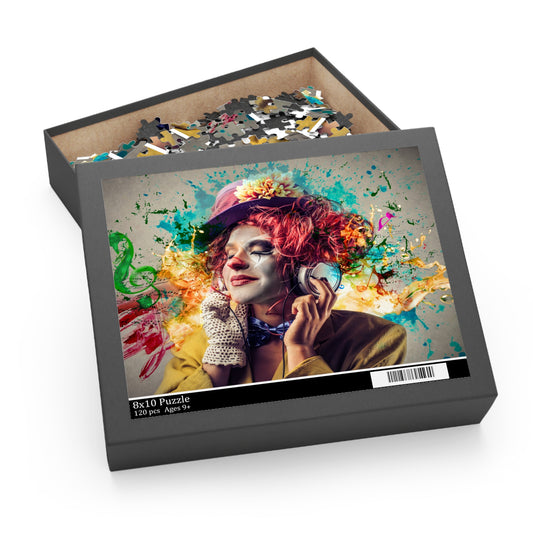 Colorful Clown Puzzle - 120, 252, 500-Piece