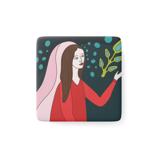 Shall I Porcelain Magnet