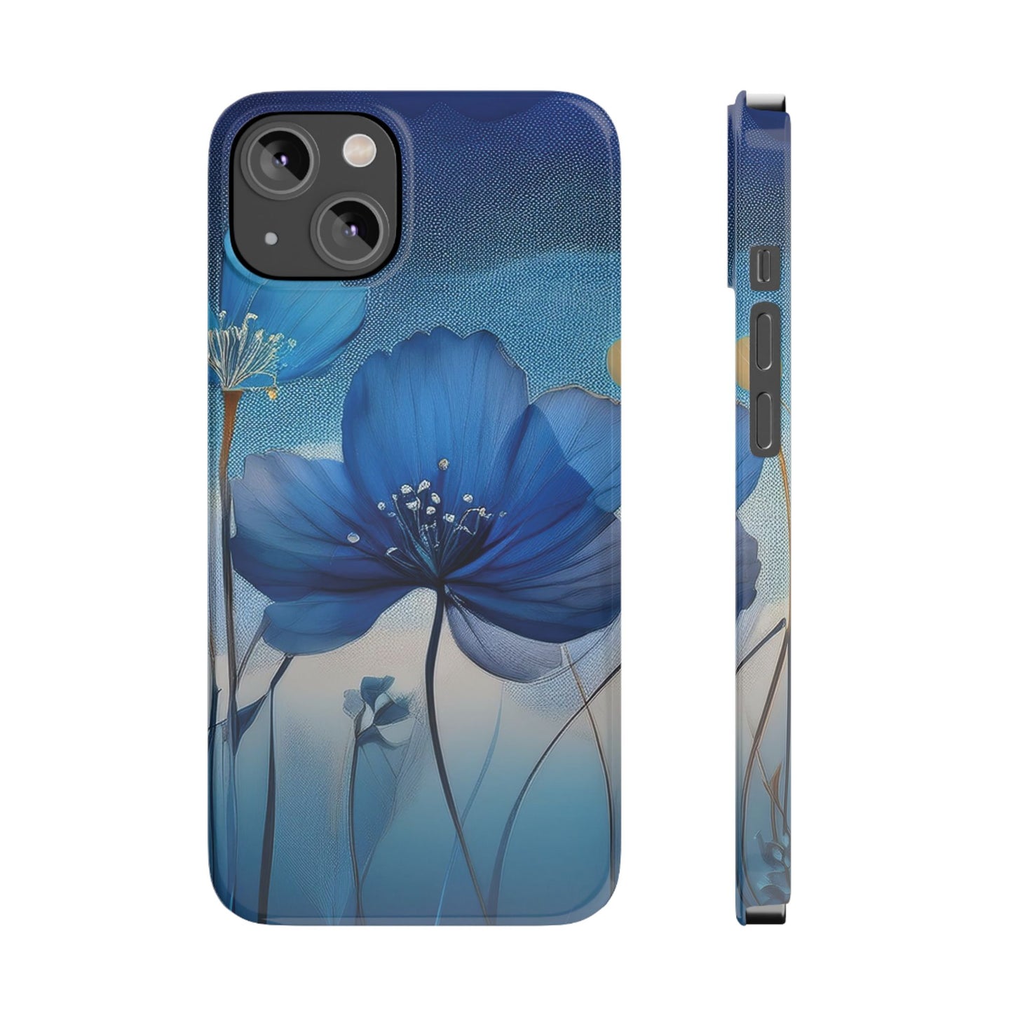 Floral Blue Phone Case