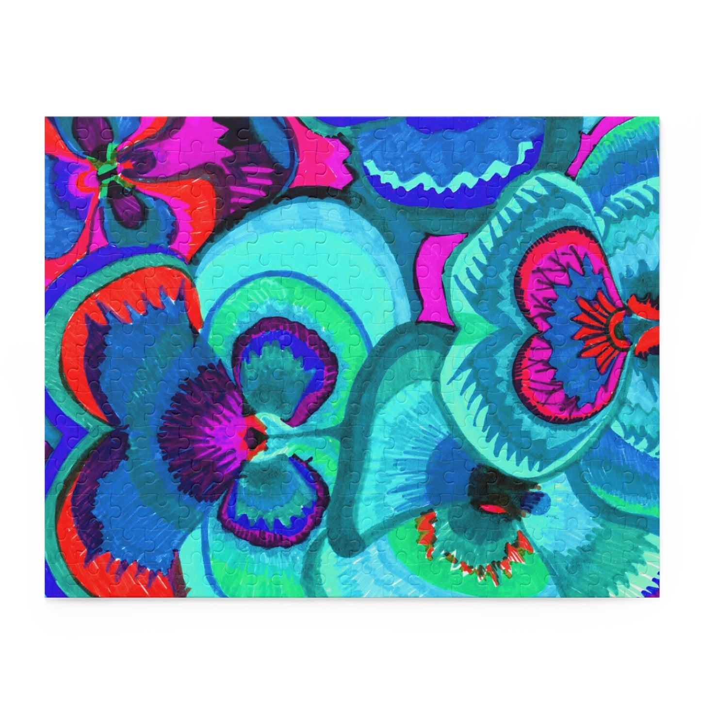 Vibrant Floral Puzzle (120, 252, 500-Piece)