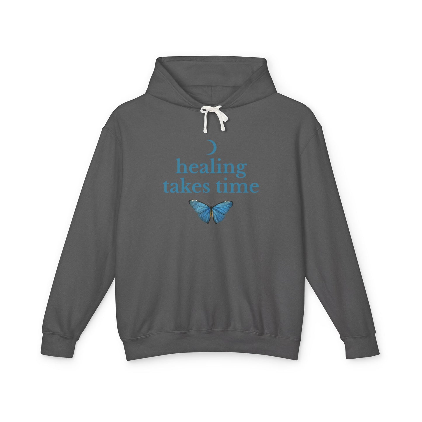 Healing Takes Time Unisex Lightweight Hoodie, Eco-Friendly