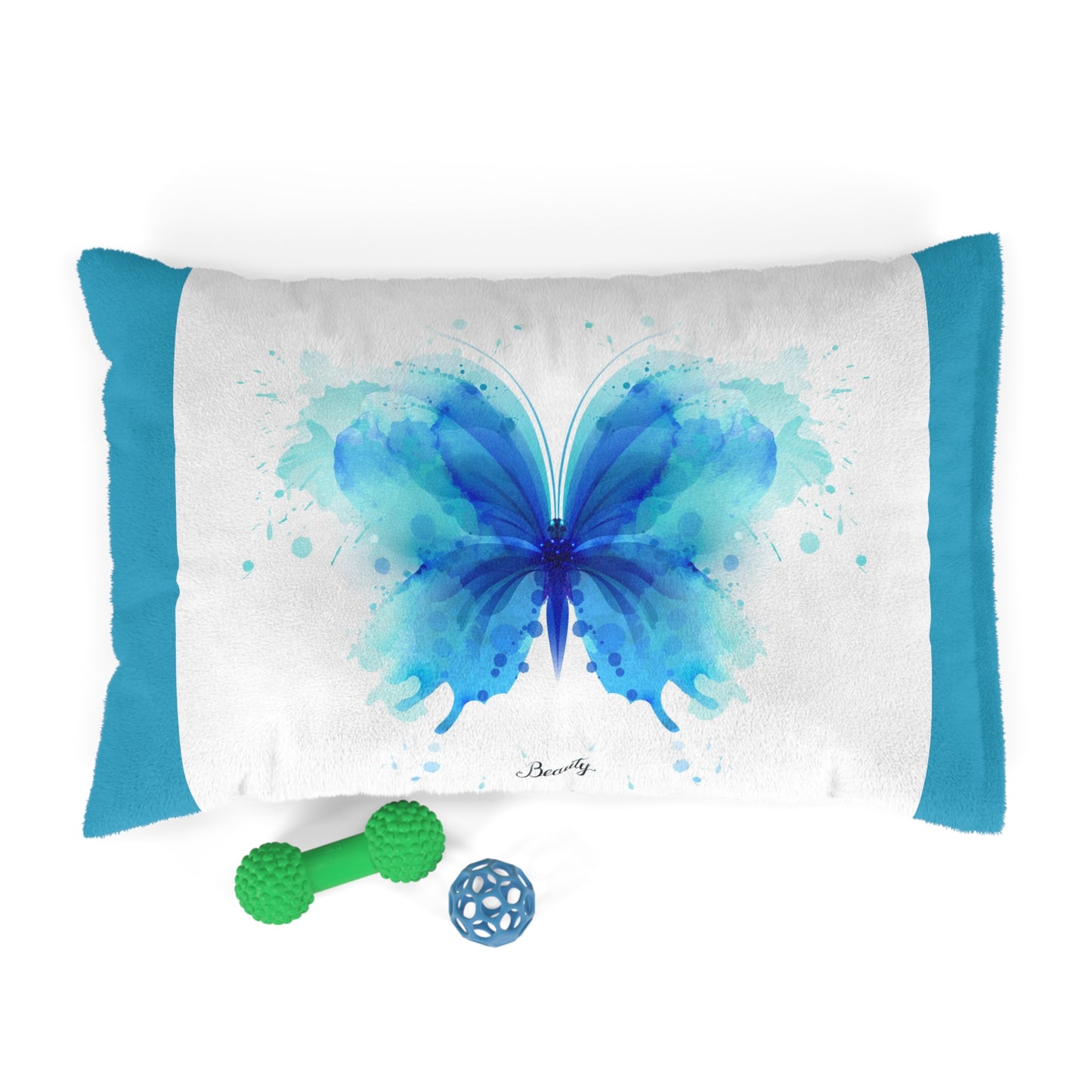 Blue Butterfly Wishes - Pet Bed
