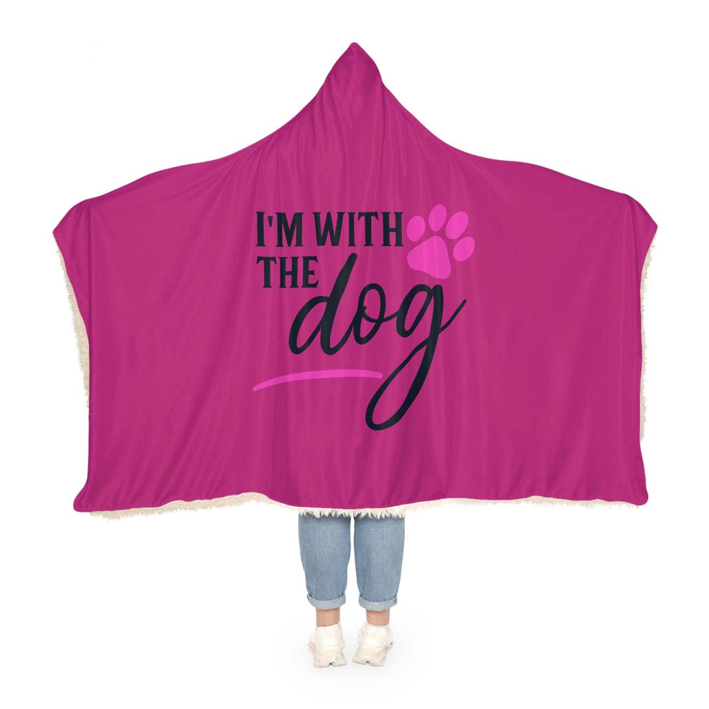 Cozy Dog Blanket - I'm With The Dog